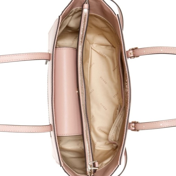 Guess Pink Leather Tote Bag - Picture 6 of 11